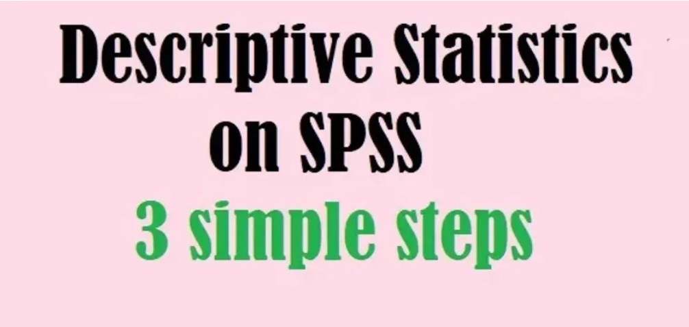 Descriptive Statistics in SPSS in Hindi – Learn in 3 Simple Steps [YouTube video]