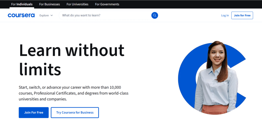 Coursera screenshot
