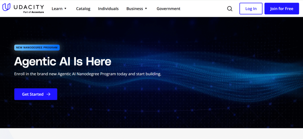 Udacity screenshot