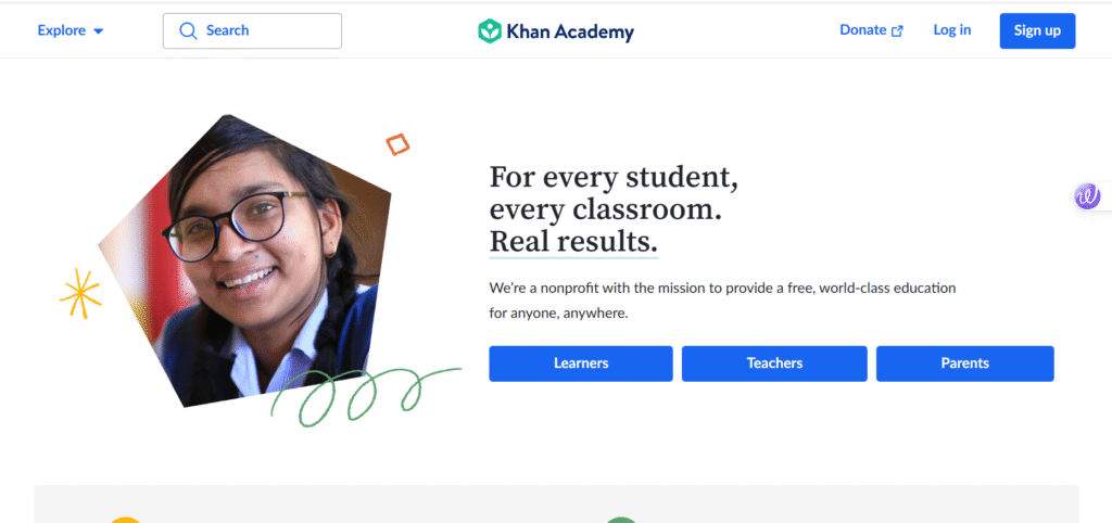 Khan Academy screenshot
